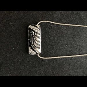 Black/Silver necklace